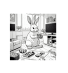 白いウサギの日常7（個別スタンプ：29）
