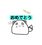 しろあんとくろあんのまんじゅう兄弟（個別スタンプ：10）