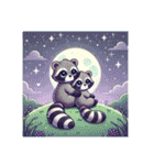 アライグマのポンポン（個別スタンプ：15）