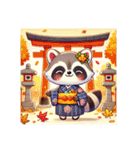アライグマのポンポン（個別スタンプ：16）
