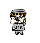MEZ.ぶすイケ男子.1（個別スタンプ：1）
