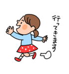 水玉スカートの子（個別スタンプ：3）