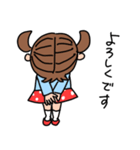 水玉スカートの子（個別スタンプ：11）