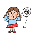 水玉スカートの子（個別スタンプ：16）