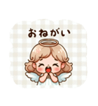 かわいい天使の使いやすいすたんぷ（個別スタンプ：1）