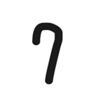 数字と日付（個別スタンプ：7）