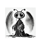 イカレた宇宙人の感情スタンプ（個別スタンプ：3）