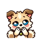 -可愛すぎる犬のスタンプ-（個別スタンプ：3）