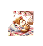 しまりす花見帖（個別スタンプ：14）