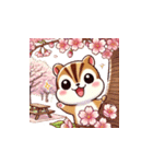 しまりす花見帖（個別スタンプ：16）