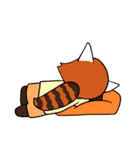 レッサーパンダの大漁（個別スタンプ：21）