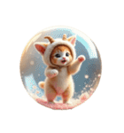 Cute Cats かわいい猫が集結【文字なし】（個別スタンプ：3）