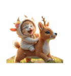 Cute Cats かわいい猫が集結【文字なし】（個別スタンプ：12）