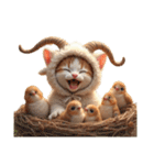 Cute Cats かわいい猫が集結【文字なし】（個別スタンプ：15）