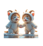 Cute Cats かわいい猫が集結【文字なし】（個別スタンプ：16）