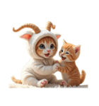 Cute Cats かわいい猫が集結【文字なし】（個別スタンプ：23）