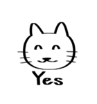 ねこ32面相（個別スタンプ：1）