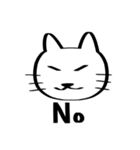 ねこ32面相（個別スタンプ：3）