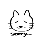 ねこ32面相（個別スタンプ：18）