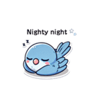 英語でサザナミインコ（個別スタンプ：3）