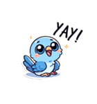 英語でサザナミインコ（個別スタンプ：8）