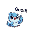 英語でサザナミインコ（個別スタンプ：13）