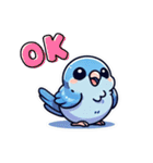 英語でサザナミインコ（個別スタンプ：14）
