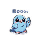 英語でサザナミインコ（個別スタンプ：16）