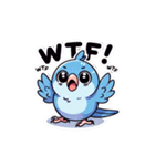 英語でサザナミインコ（個別スタンプ：21）