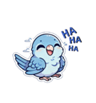 英語でサザナミインコ（個別スタンプ：25）