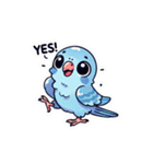 英語でサザナミインコ（個別スタンプ：26）