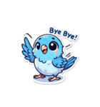 英語でサザナミインコ（個別スタンプ：30）