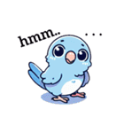 英語でサザナミインコ（個別スタンプ：35）