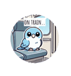 英語でサザナミインコ（個別スタンプ：38）
