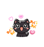 黒猫ミャぁ（個別スタンプ：5）