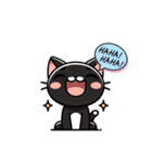 黒猫ミャぁ（個別スタンプ：7）