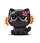 黒猫ミャぁ（個別スタンプ：10）