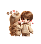 可愛いカップルスタンプ♥(彼氏＆彼女)（個別スタンプ：7）