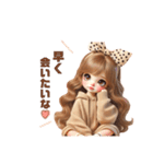 可愛いカップルスタンプ♥(彼氏＆彼女)（個別スタンプ：22）