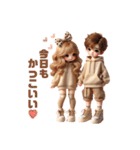 可愛いカップルスタンプ♥(彼氏＆彼女)（個別スタンプ：23）