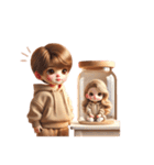 可愛いカップルスタンプ♥(彼氏＆彼女)（個別スタンプ：34）