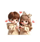 可愛いカップルスタンプ♥(彼氏＆彼女)（個別スタンプ：37）