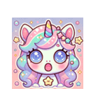 ゆめかわユニコ - ドリーミーユニコーン（個別スタンプ：8）