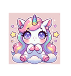 ゆめかわユニコ - ドリーミーユニコーン（個別スタンプ：9）