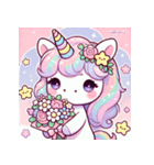 ゆめかわユニコ - ドリーミーユニコーン（個別スタンプ：10）