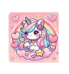 ゆめかわユニコ - ドリーミーユニコーン（個別スタンプ：11）