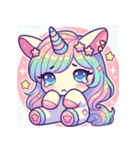 ゆめかわユニコ - ドリーミーユニコーン（個別スタンプ：12）