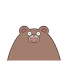 すべてが顔に出るくまさん（個別スタンプ：31）