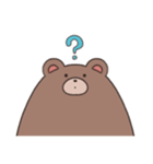 すべてが顔に出るくまさん（個別スタンプ：33）