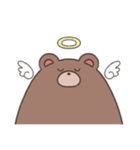 すべてが顔に出るくまさん（個別スタンプ：37）